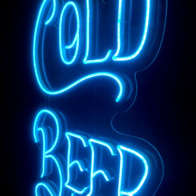 Cold Beer Yazılı Neon Led Işıklı Tablo