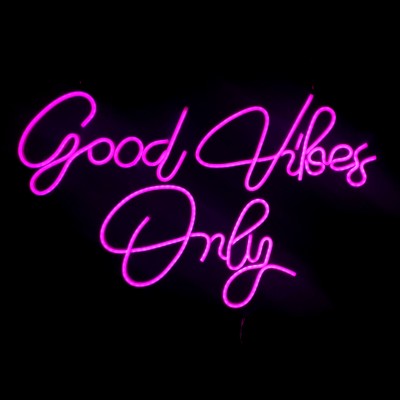 Good Vibes Only v3 Neon Led Işıklı Tablo