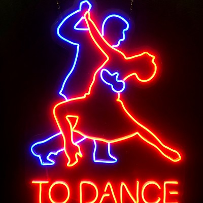 To Dance Neon Led Işıklı Tablo