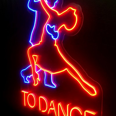 To Dance Neon Led Işıklı Tablo