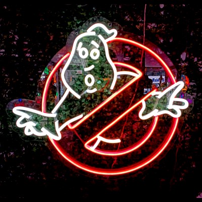 Hayalet Avcıları (Ghostbusters) Amblemi Neon Led Işıklı Tablo