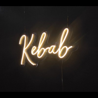 Kebab Yazılı Neon Led Işıklı Tablo