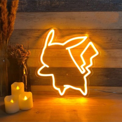 Pikachu Neon Led Işıklı Tablo