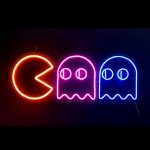 Pacman Serisi Neon Led Işıklı Tablo