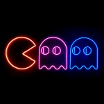 Pacman Serisi Neon Led Işıklı Tablo