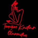 Tırnağım Kadar Olamadın Yazılı Neon Led Işıklı Tablo