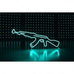 Ak 47 Neon Led Işıklı Tablo