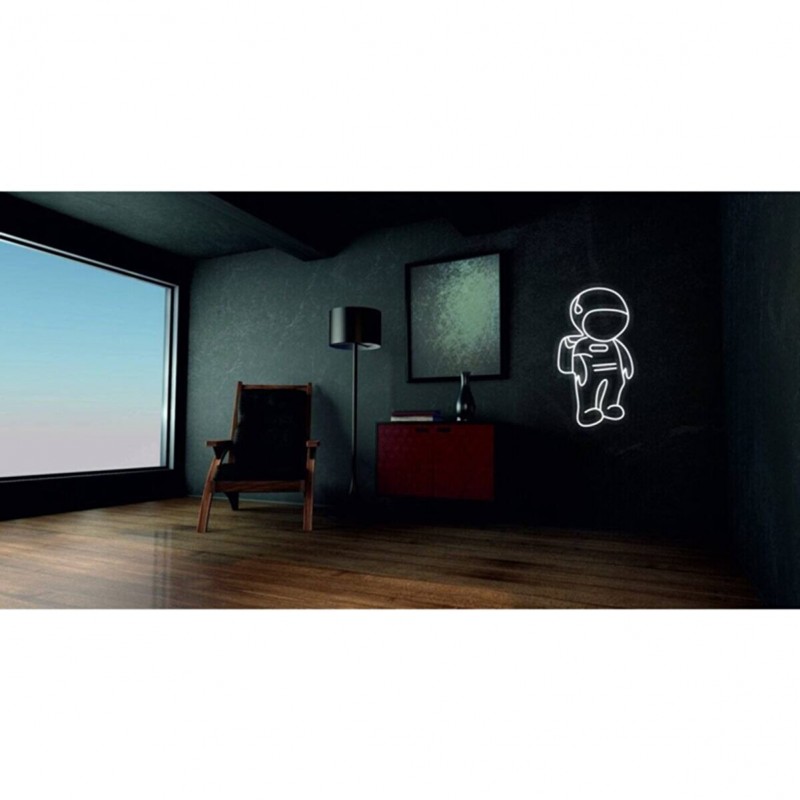 Astronot Neon Led Işıklı Tablo