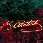 Atatürk İmzası Neon Led Işıklı Tablo