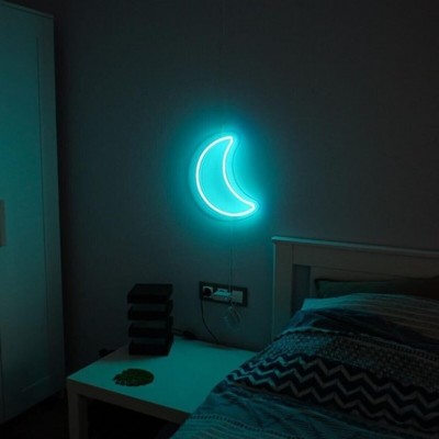 Ay Neon Led Işıklı Tablo