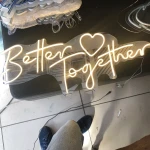 Better Together Neon Led Işıklı Tablo v5