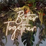 Better Together Neon Led Işıklı Tablo v6