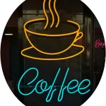 Coffee Kahve Neon Led Işıklı Tablo