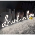 Drunk In Love Yazılı Neon Led Işıklı Tablo