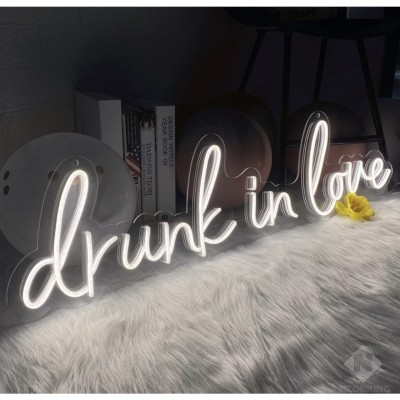Drunk In Love Yazılı Neon Led Işıklı Tablo