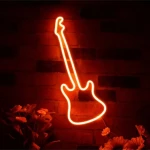 Elektro Gitar Neon Led Işıklı Tablo v2
