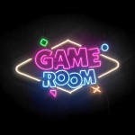 Game Room Yazılı v2 Neon Led Işıklı Tablo