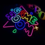Game Room Neon Led Işıklı Tablo