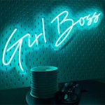 Girl Boss Neon Led Işıklı Tablo