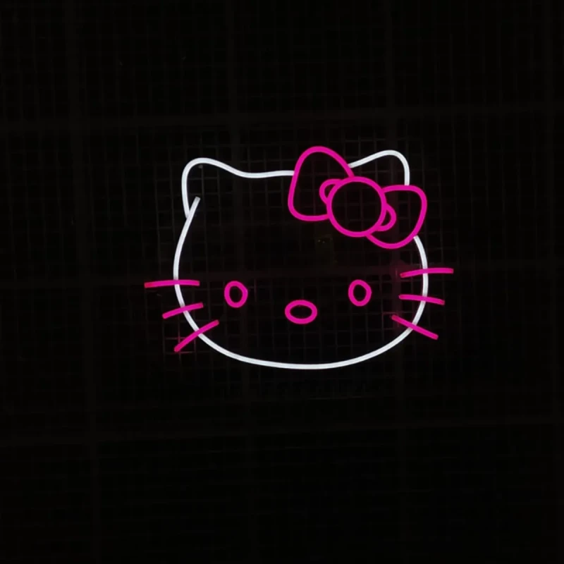 Hello Kitty Neon Led Işıklı Tablo