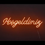 Hoşgeldiniz Yazılı Neon Led Işıklı Tablo