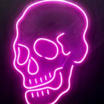 Kuru Kafa Neon Led Işıklı Tablo v2