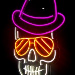 Kurukafa Neon Led Işıklı Tablo