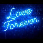 Love Forever Yazılı Neon Led Işıklı Tablo