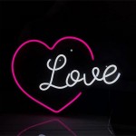Love Heart Neon Led Işıklı Tablo