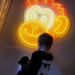 Maymun Neon Led Işıklı Tablo