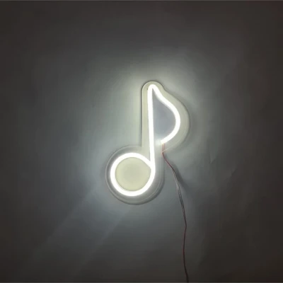 Müzik Notasi Neon Led Işıklı Tablo
