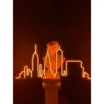 New York Neon Led Işıklı Tablo
