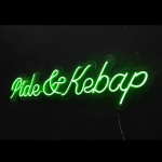Pide ve Kebap Yazılı Neon Led Işıklı Tablo