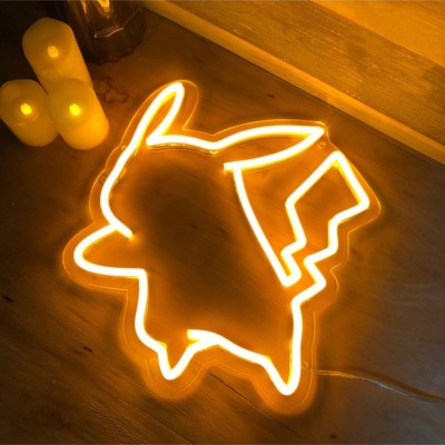 Pikachu Neon Led Işıklı Tablo
