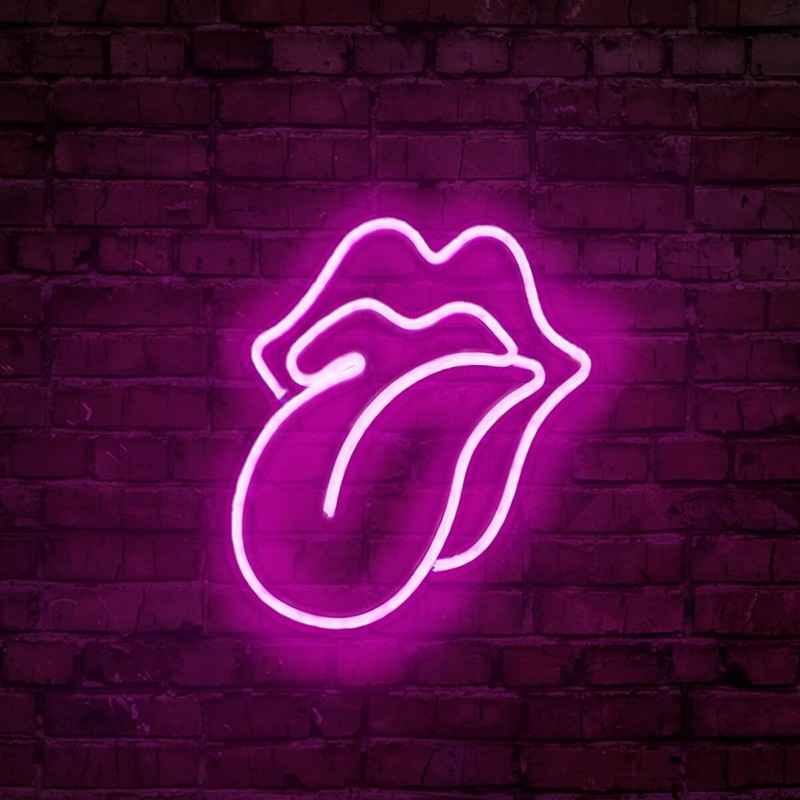 The Rolling Stones Neon Led Işıklı Tablo