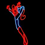 Spiderman Örümcek Adam Neon Led Işıklı Tablo