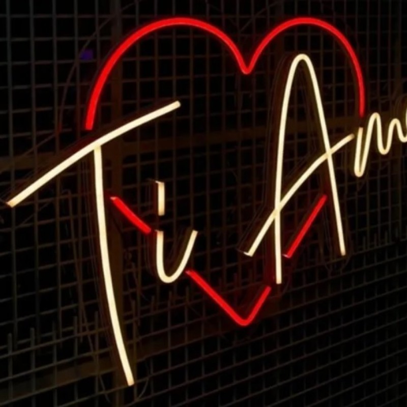 Ti Amo Neon Led Işıklı Tablo
