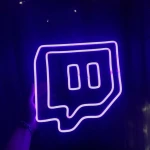 Twitch Neon Led Işıklı Tablo