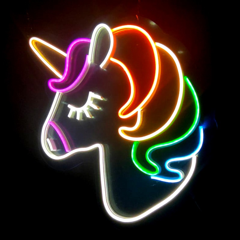 Unicorn Neon Led Işıklı Tablo