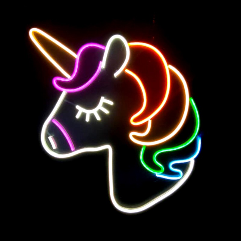 Unicorn Neon Led Işıklı Tablo