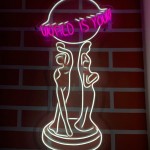 World Is Yours Heykel Neon Led Işıklı Tablo