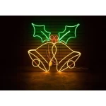 Yılbaşı Çan Neon Led Işıklı Tablo