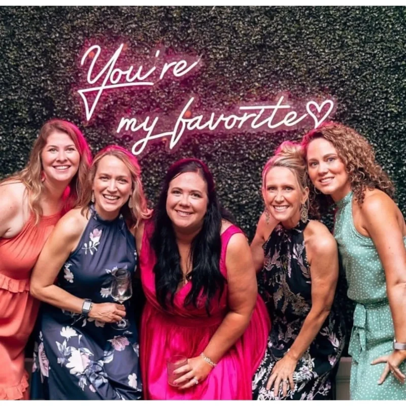 You Are My Favorite Neon Led Işıklı Tablo